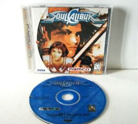 Soul Calibur Sega Dreamcast Complete Game Disc Case Manual SoulCalibur Fighting