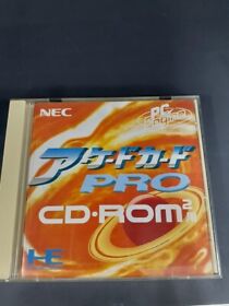PCE PC-ENGINE ARCADE CARD PRO CD・ROM2 JPN IMPORT GOOD CONDITION TESTED