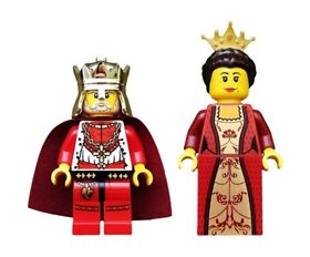 LEGO 10223 - Castle: Kingdoms - Lion King & Queen - Mini Fig / Mini Figure