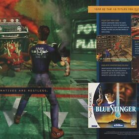1999 Blue Stinger Sega Dreamcast *USA Debut* Print Ad/Poster Art 42x27cm EGM 123