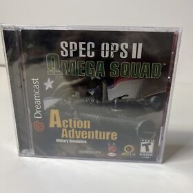 NEW FACTORY SEALED SPEC OPS II WITH CRACKED & NEW CASE FOR SEGA DREAMCAST