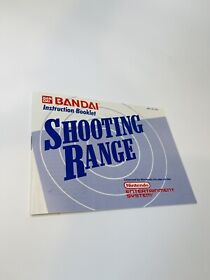 Shooting Range Original Authentic NES Nintendo Manual * MINTY!!