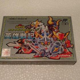 Yutaka SD Gundam Gachapon Warrior 3 Hero Senki Nintendo Famicom NES Used Japan 