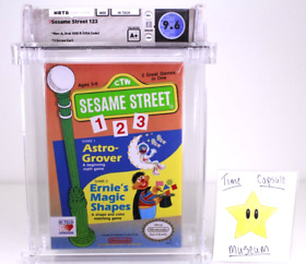 Sesame Street 123 New Nintendo NES Factory Sealed WATA VGA Grade 9.6 A+ H-Seam