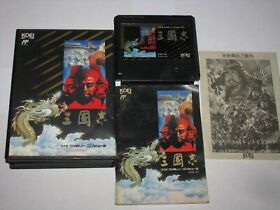 Sangokushi 1 Koei Famicom NES Japan import boxed + manual US Seller