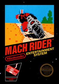 Imán nevera para videojuegos Mach Rider NES Nintendo 4x6 pulgadas imán