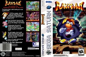 Rayman Saturn Replacement Case + Box Art Work Cover Only