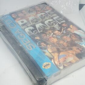 WWF Rage in the Cage Sega CD 1993 New Sealed Torn Shrink Cracked Jewel Case