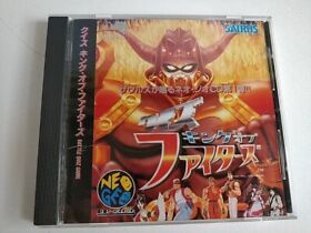 QUIZ The King of Fighters Battle Quiz Game Japanese SNK NEOGEO CD set-e0624