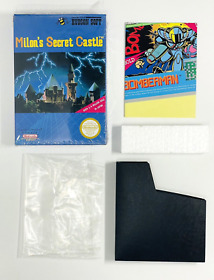 Milon's Secret Castle - Nintendo NES - Authentic Box and Poster Only - No Game