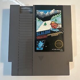 Slalom (Nintendo NES, 1986) Cartridge ONLY - Authentic - TESTED & Working !
