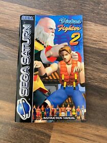 virtua fighter 2 saturn Manual only