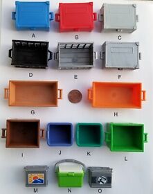 PLAYMOBIL Containers/Crates/Pick & Choose $0.99 Each/Combined Shipping Available