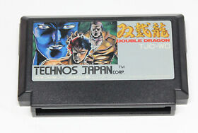 Vintage Nintendo Japanese NES Famicom Double Dragon Game Cartridge Clean Tested