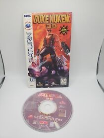 Duke Nukem 3D (Sega Saturn, 1997) Disc and Manual Only