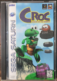 Croc: Legend of the Gobbos (Sega Saturn, 1998) Authentic & Complete with Reg!