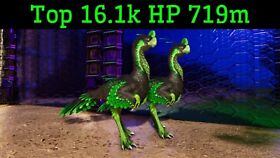 ARK Survival Ascended PvE New Top Stats Emerald Gigantoraptor 719m PC/XBOX/PS5