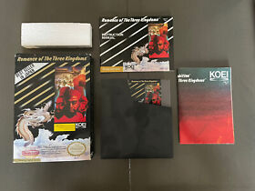 Romance of the Three Kingdoms NES (cib) with manual and poster
