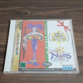 Sega Saturn Nights Winter Limited Not For Sale SS