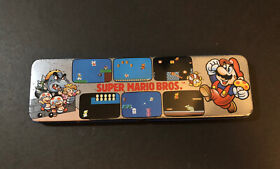 NINTENDO Super Mario Sun-Star Vintage FAMICOM NES Pencil Case Japan Rare