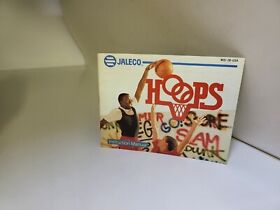Authentic HOOPS BASKETBALL Instruction Manual book Booklet ONLY NES NINTENDO K45