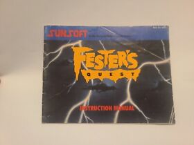 Fester's Quest NES-EQ-USA Instruction Booklet Manual Only Authentic Nintendo OEM