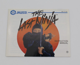 The Last Ninja Nintendo NES Instruction Manual only