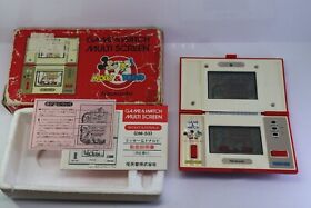 Nintendo Game & Watch MS Mickey & Donald DM-53 Made in Japan 1982 Great Cond.#5