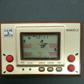 GoodCondition MANHOLE Nintendo Game Watch Working Tested Japan Rare Limited Used