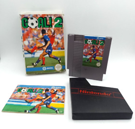 Goal 2 Jaleco Nintendo NES Pal Spain Authentic Complete with Box Spaco España