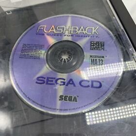 Flashback: The Quest for Identity (Sega CD, 1993) No Manual