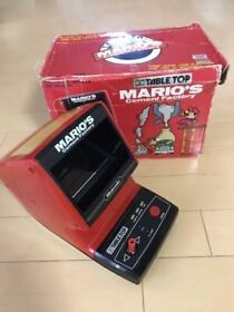 Nintendo Game Watch Table Top Mario Cement Factory with Box Used Operation OK JP