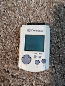 Sega Dreamcast Visual Memory Unit -- White -- Model (HKT-7000)