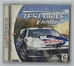 Test Drive V-Rally (Sega Dreamcast, 2000) Tested - Booklet Water Damaged