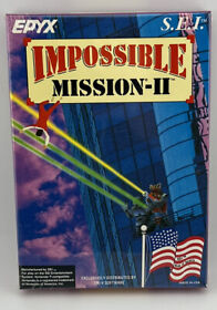 IMPOSSIBLE MISSION II (2) 1990 Nintendo Entertainment System SEALED NES Game