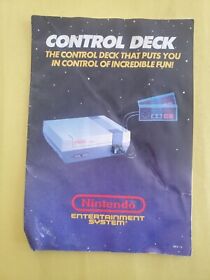 Nintendo NES: Control Deck System Console REV-2 - Instruction Book Manual ONLY