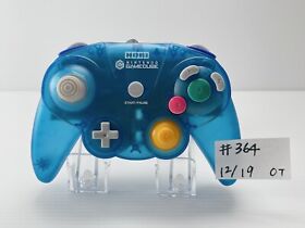 Hori Pad Cube Gamecube Controller Clear Blue Tested from Japan