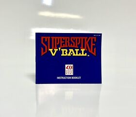 Nintendo NES Super Spike V'Ball Volleyball VTG Video Game Manual Booklet Only