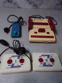 Nintendo HVC-002 Famicom body Arkanoid 2 controller and Hyper Olympic controller
