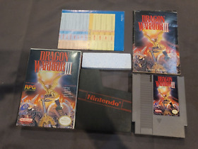 Dragon Warrior III 3 NES Nintendo Complete In Box CIB Great Shape With Map Chart