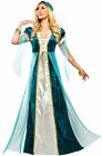 Brand New Shakespeare Emerald Green Juliet Renaissance Adult Costume