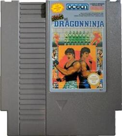 Videojuego de acción y aventura clásico Bad Dudes vs Dragon Ninja - Nintendo NES