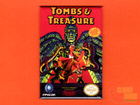 NES Tombs & Treasure box art 2x3" fridge/locker magnet Nintendo Infocom