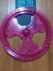 1 Light Up Frisbee Extended Play Time Into Night Time dog Toy Pink NEW 