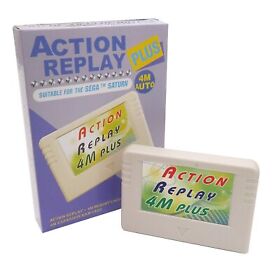 New Action Replay 4M Plus For Sega Saturn Cheat Codes RAM Expansion