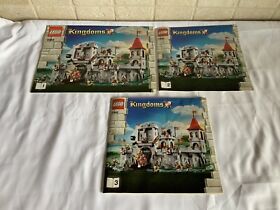 LEGO Castle 7946 Kingdoms King’s Castle (3) Manuals ONLY