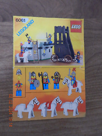 Lego Castle Lion Knights Siege Tower Set 6061 Instructions Only 1984