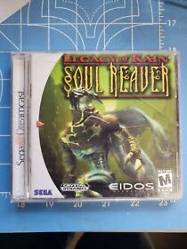 Legacy of Kain: Soul Reaver (Sega Dreamcast, 2000) Complete CIB Manual Tested