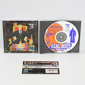 Neo Geo CD REAL BOUT FATAL FURY Spine * 2335 nc