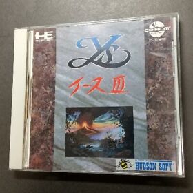 PCE PC Engine YS3 CD-Rom System HCD0015 Retro Game